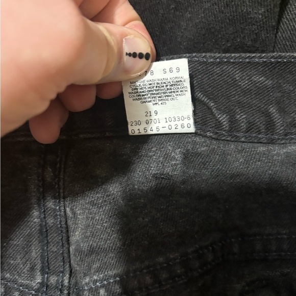 Vintage Levi's Relaxed Fit Men's Jeans - Black - Picture 7 of 9